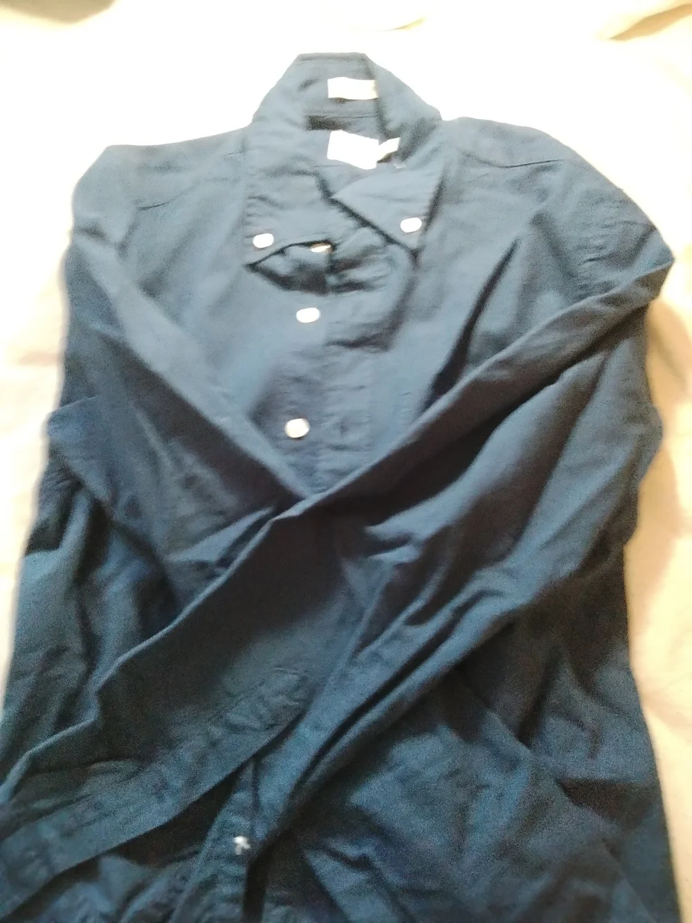 J. Crew Broken-In Oxford Button-Down Shirt in Blue Size XS
